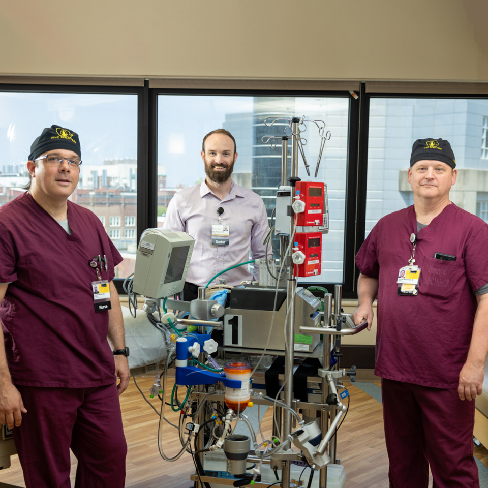 ECMO team, Stead Family Children's Hospital