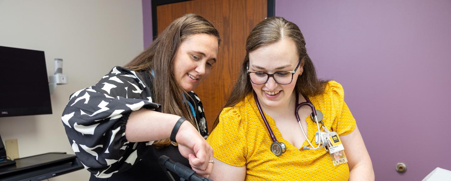 Family Medicine provider and patient