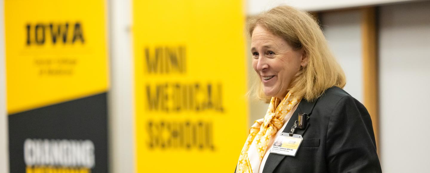 Dr. Jamieson at mini med school