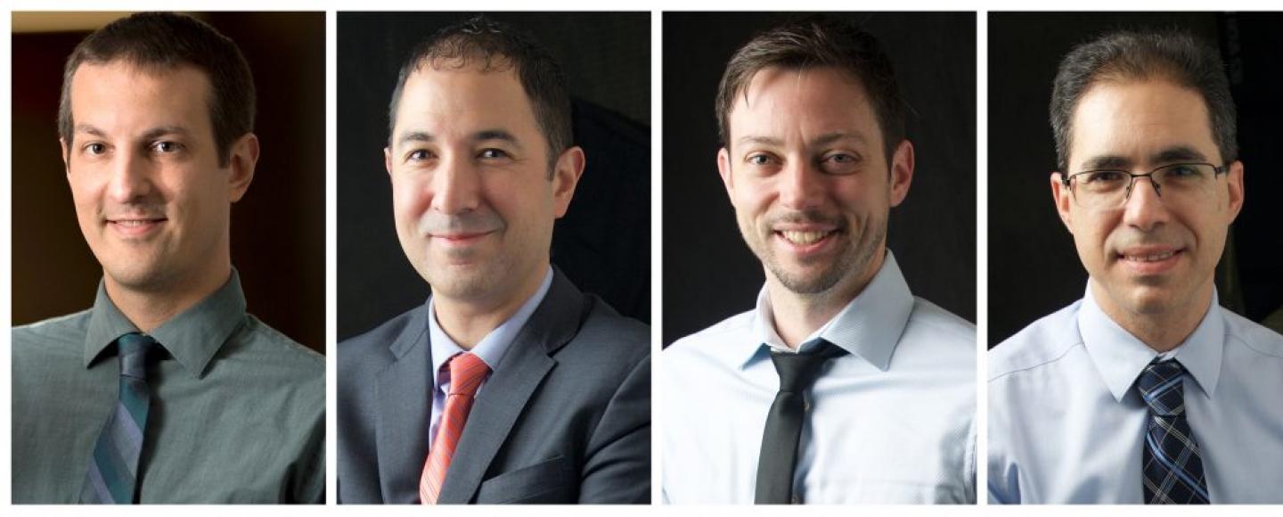 headshots of four men