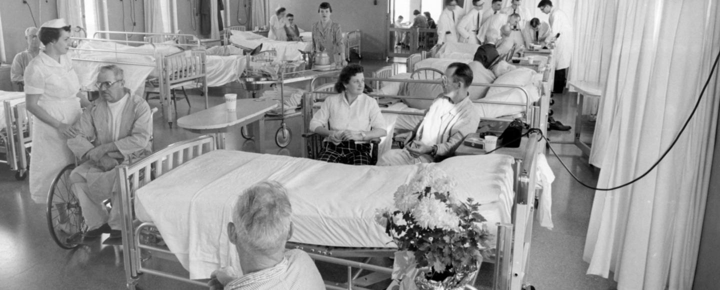 Ophthalmology patient ward 1950