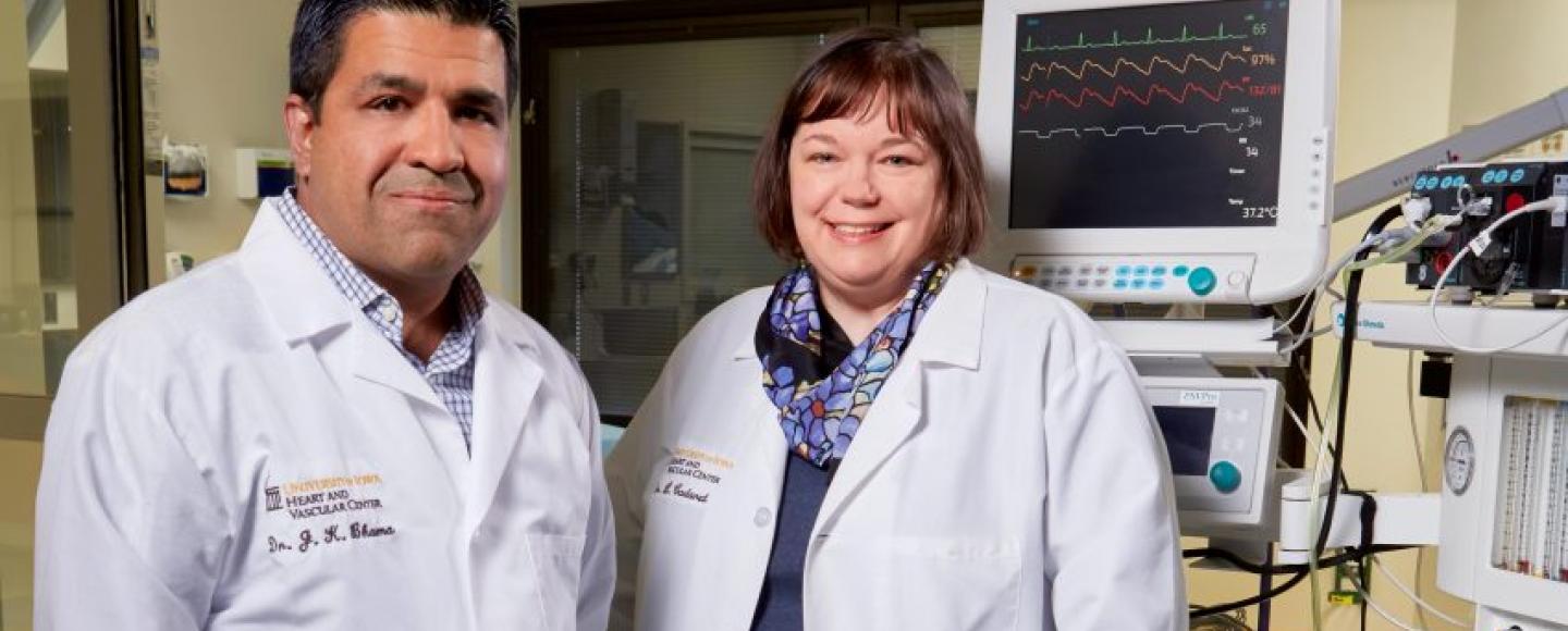 two doctors standing in a hospital room