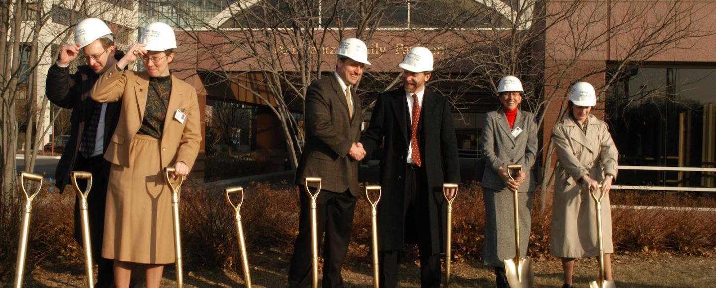 groundbreaking ceremony group photo