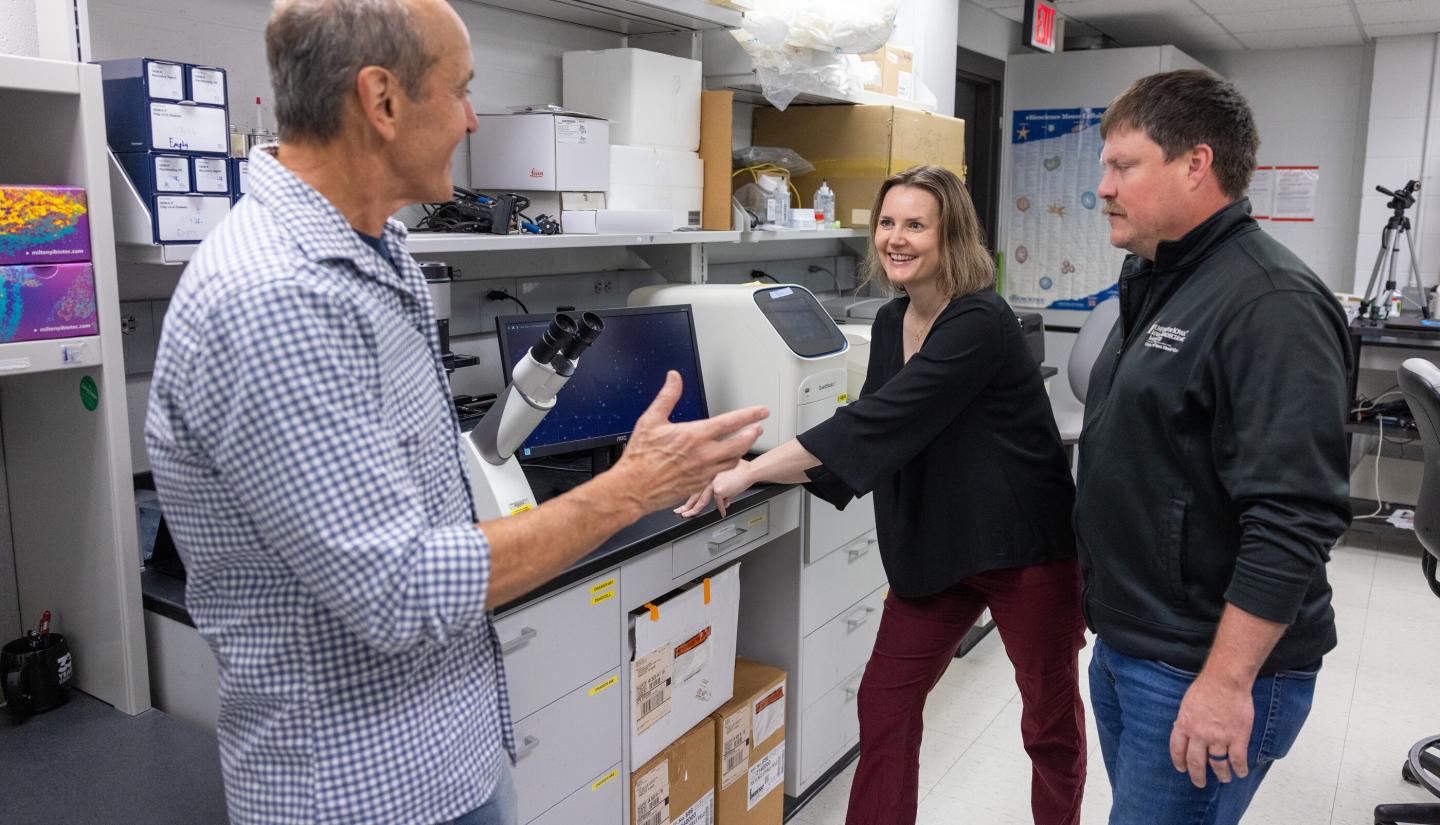 Levi Sowers, Andy Russo and Rainbo Hultman.