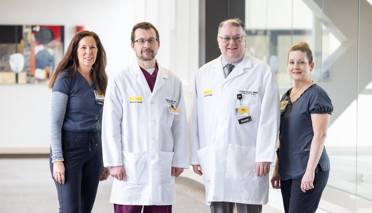  Evgeny Arshava, Kal Parekh, Joan Ricks-McGillin and Kelley McLaughlin.