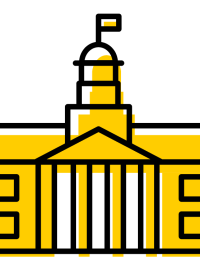 Old capitol icon graphic