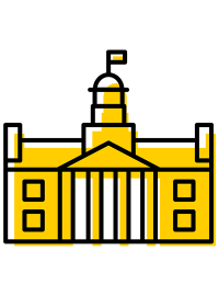 Old capitol icon graphic