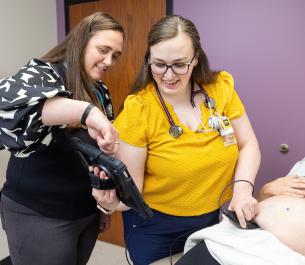 Family Medicine provider and patient