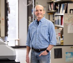 Andy (Andrew) Russo in his lab.