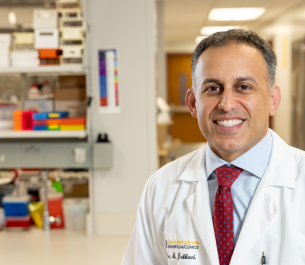 Ali Jabbari, MD, PhD, is pictured in his lab in the Carver College of Medicine