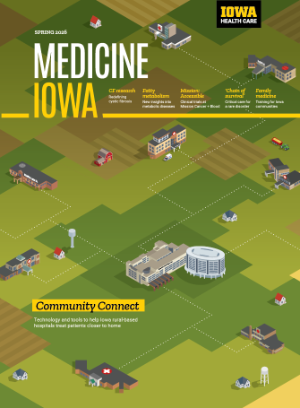 Cover of Spring 2026 edition of Medicine Iowa Magazine