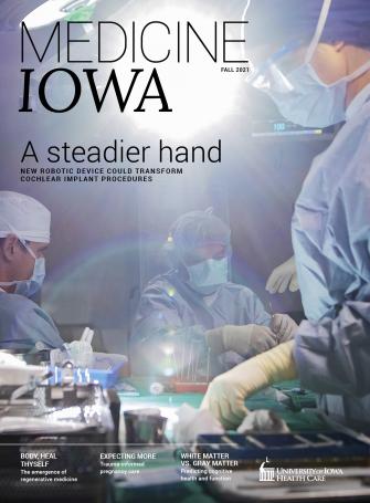 Medicine Iowa fall 2021 cover