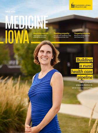 Cover of Fall 2023 Medicine Iowa magazine