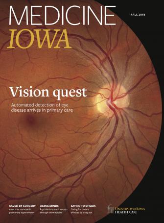 image of the cover of Medicine Iowa Magazine's fall 2018 issue