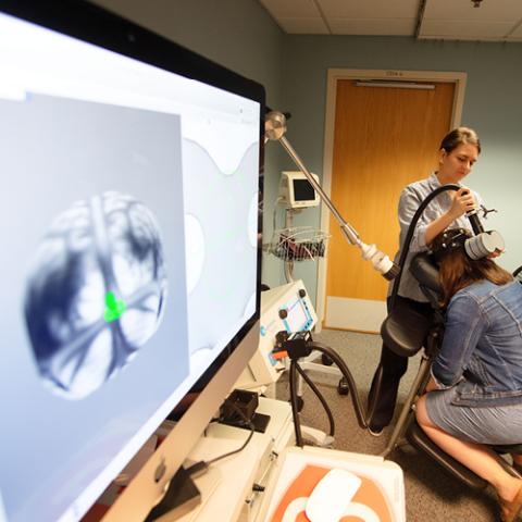 TMS Bipolar Cerebellum navigation image