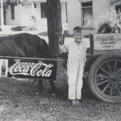 Jim Tyler as a kid