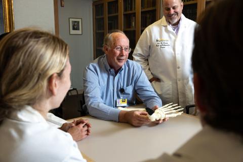 Dr. Marsh with learners