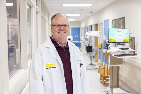 Andrew Nugent, MD, clinical professor and chair of the Department of Emergency Medicine.