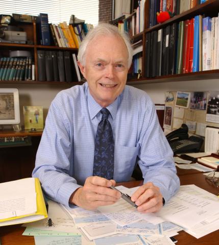 Daryl Granner sitting at desk