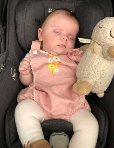 Imogene Kane, 4 days after surgery