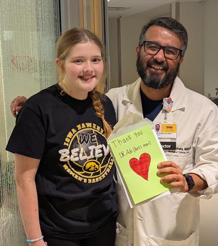 Payten with Dr Badheka 